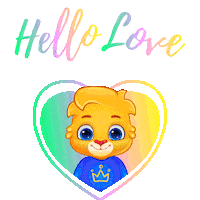 Hey Girl Love Sticker by Lucas and Friends by RV AppStudios