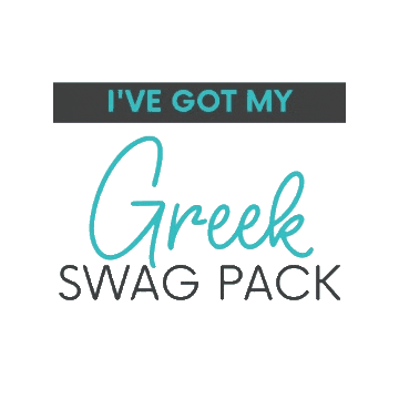 greekswagpack gsp chi upsilon sigma greek swag greek swag pack Sticker