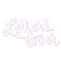 Lettering Colores Sticker