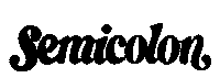 Semicolon Sticker