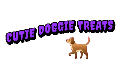 Cutie Doggie Treats Sticker by Cheesecake_Cutie