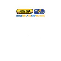 littlefeetgroup big step little feet littlefeet bigstep Sticker