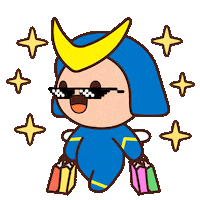 Happy Fun Sticker by WEBZEN FRIENDS