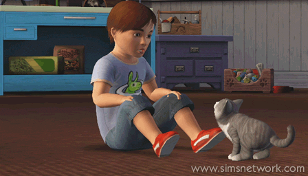the sims cat GIF