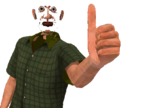 Art Thumbs Up Sticker by badblueprints