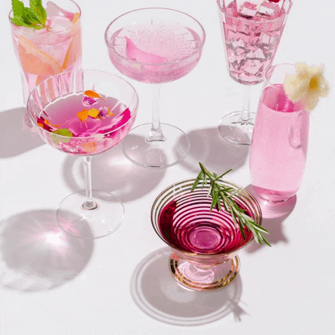 babypinkgin giphyupload cocktail cocktails pink drink GIF