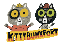 Cat Sticker by FUZZYTOWN