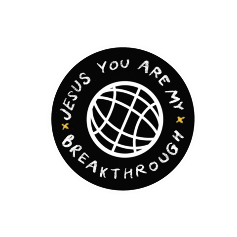 Jesus Breakthrough Sticker by Elevate Collective