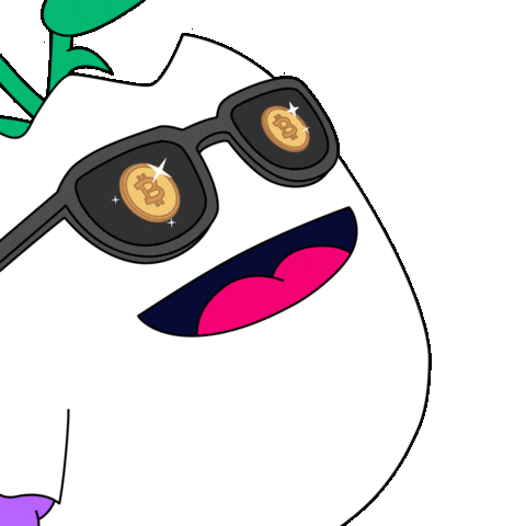 To The Moon Money Sticker by Magic Eden