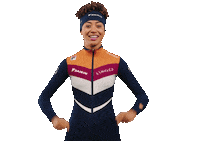 Shapevisions gd teamnl schaatsen georgie Sticker