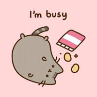 Hungry Potato Chips GIF by Pusheen