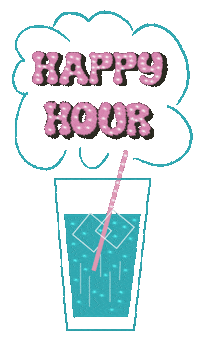 Happy Hour Fun Sticker by two mokey company