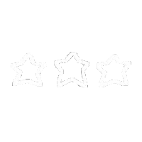 Star 白 Sticker