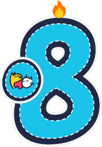 Candles Numbers Sticker by Petcrew_co
