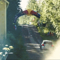 Rally Finland Jumping Cars GIF by FIA World Rally Championship