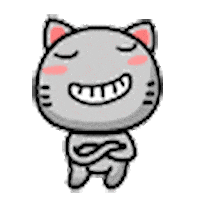 japanese animation cute kitten Sticker