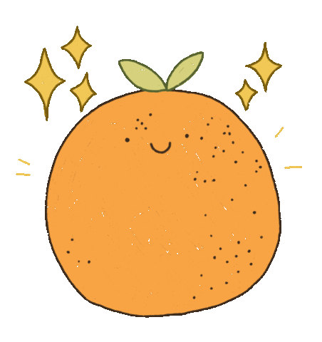 poppitoe giphyupload orange sparkle leaf Sticker