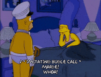 homer simpson sleeping GIF