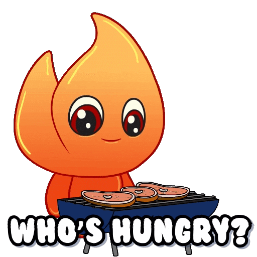 Im Hungry Sticker by Playember