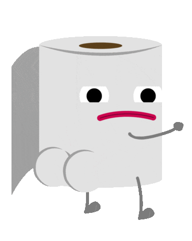 Toilet Paper Dancing Sticker