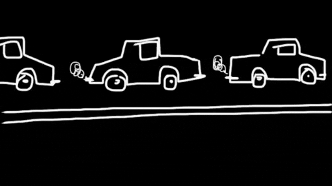 Running Late Traffic Jam GIF by Barbara Pozzi