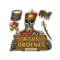 Halloween Skull Sticker