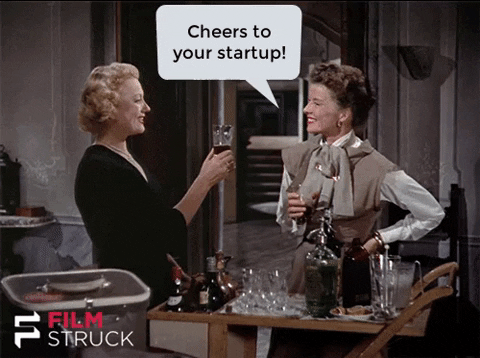 jessicavolbrecht giphyupload cheers startup GIF