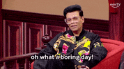 Bored Karan Johar GIF by Amazon miniTV