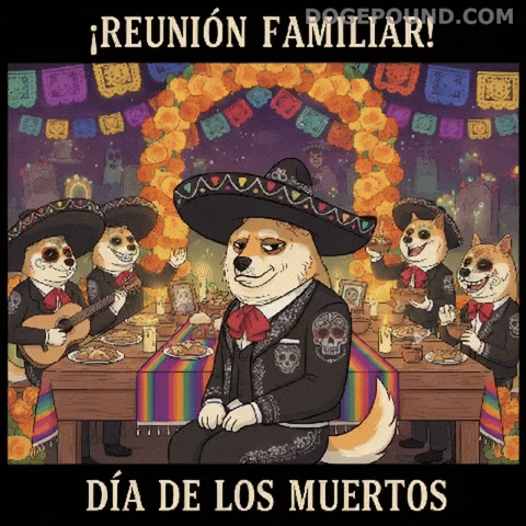 Happy Day Of The Dead GIF by Doge Pound
