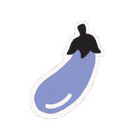 Vegetable Eggplant Sticker