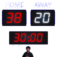 20 Away Sticker