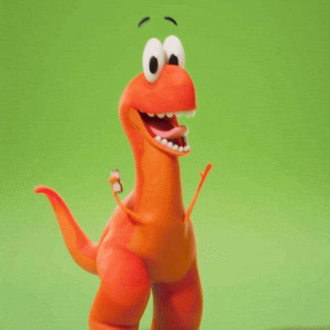 Excited Good Vibes GIF by Claynosaurz