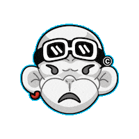 Sorry Pardon Sticker by Zhot Shop