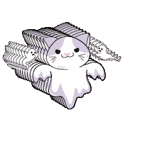 Cat Halloween Sticker by Petique, Inc.