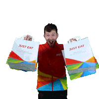 Happy Just Eat Sticker by Just Eat France