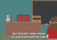 butters stotch school GIF by South Park 