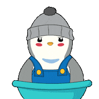Scared Penguin Sticker by Pudgy Penguins