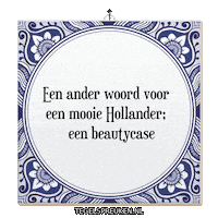 Nl Trots Sticker by Tegelspreuken.nl