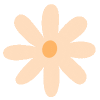pressandprintco happy hello illustration flower Sticker