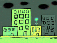 Flower Power City GIF by Barbara Pozzi