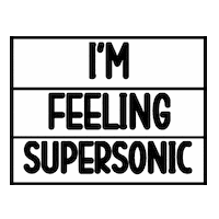 Suupersonic Sticker