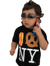 piccoliny angry baby mad sunglasses Sticker