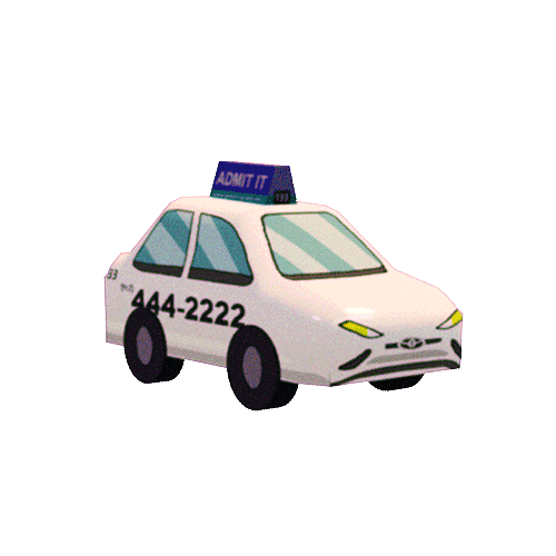 3D Car Sticker by milly cohen