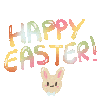 Easter Bunny Party Sticker