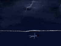 Floating Night Sky GIF by Barbara Pozzi
