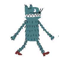 pjkorhonen cat loop walking cycle Sticker