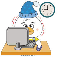 Duck Chick Sticker