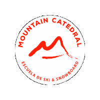 EscuelaMountain snow mountain ski snowboard Sticker