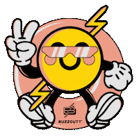 BuzzCutt summer chilling floating na Sticker
