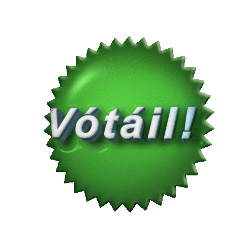 General Election Vote Sticker by Guy with Red Beard